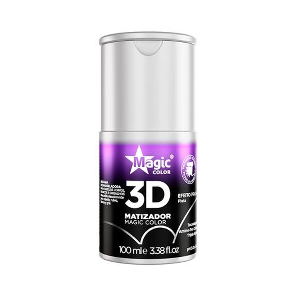 Matizador 3D Magic Color Efeito Prata 100ml - Magic Color