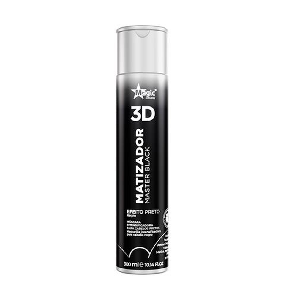 Matizador 3D Master Black Cabelos Pretos 300ml - Magic Color