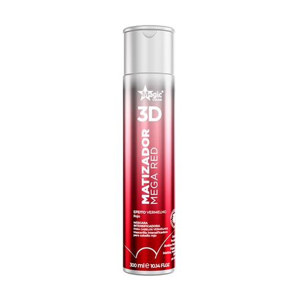 Matizador 3D Mega Red Cabelos Vermelhos 300ml - Magic Color