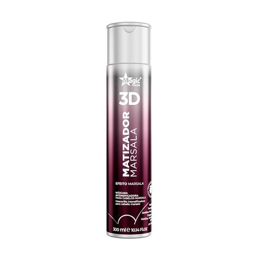 Matizador 3D Marsala Cabelos Marsalas 300ml - Magic Color
