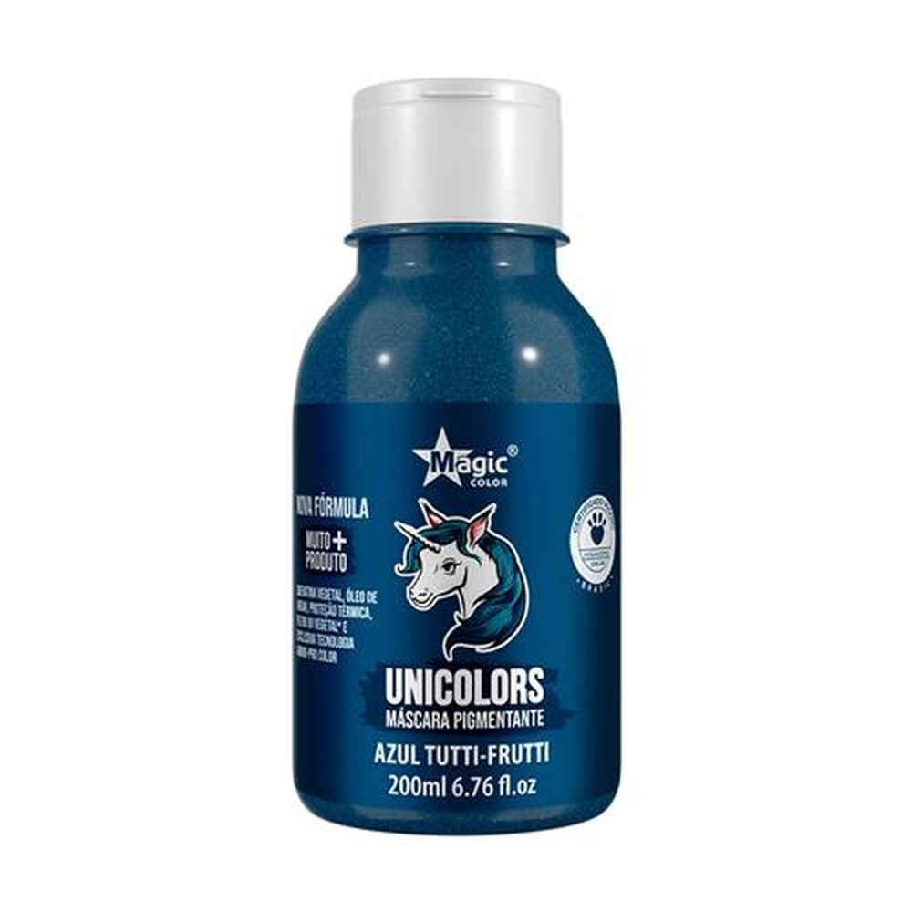 Unicolors Máscara Pigmentante Azul De Tutti-Frutti 200ml - Magic Color