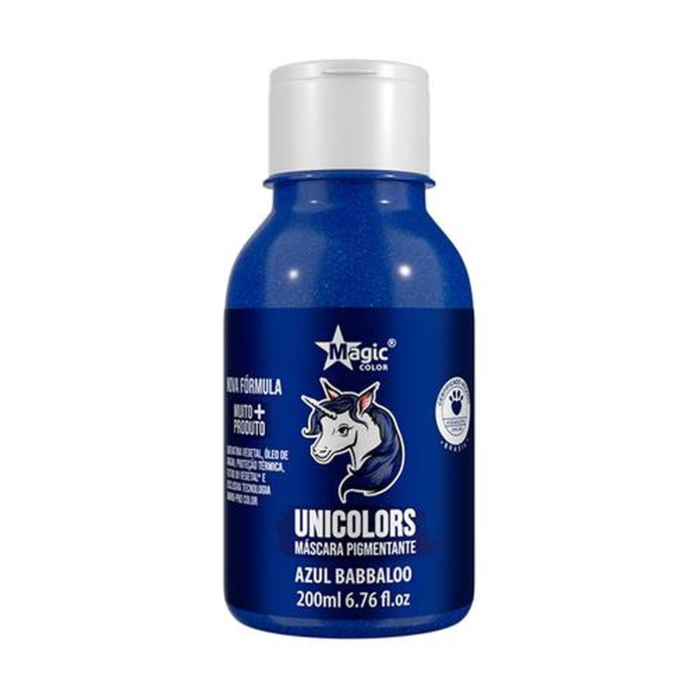 Unicolors Máscara Pigmentante Azul Baballoo 200ml - Magic Color