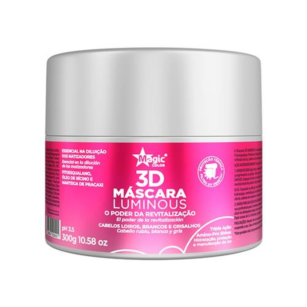 Máscara 3D Luminous 300g - Magic Color