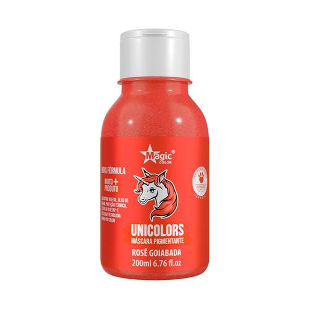 Unicolors Máscara Pigmentante Rosê Goiabada 200ml - Magic Color
