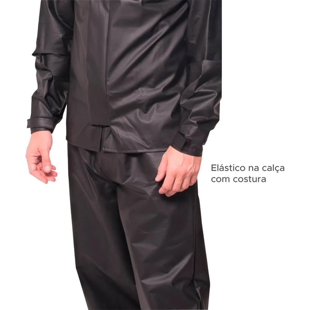 Capa Chuva Moto Impermeável Pioneira Storm Combate Tamanho M