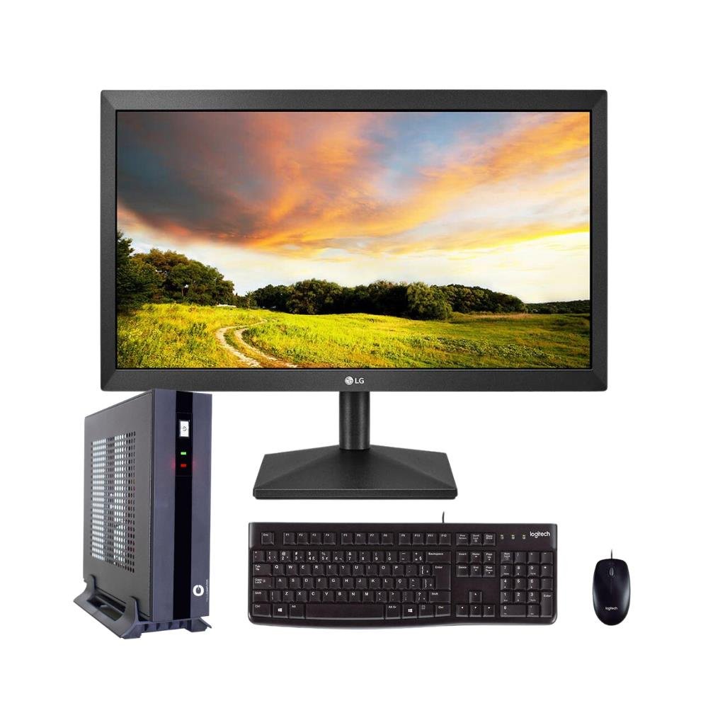 Kit Office Fácil MPC J405AR + Monitor 20MK400H + Teclado e Mouse MK120
