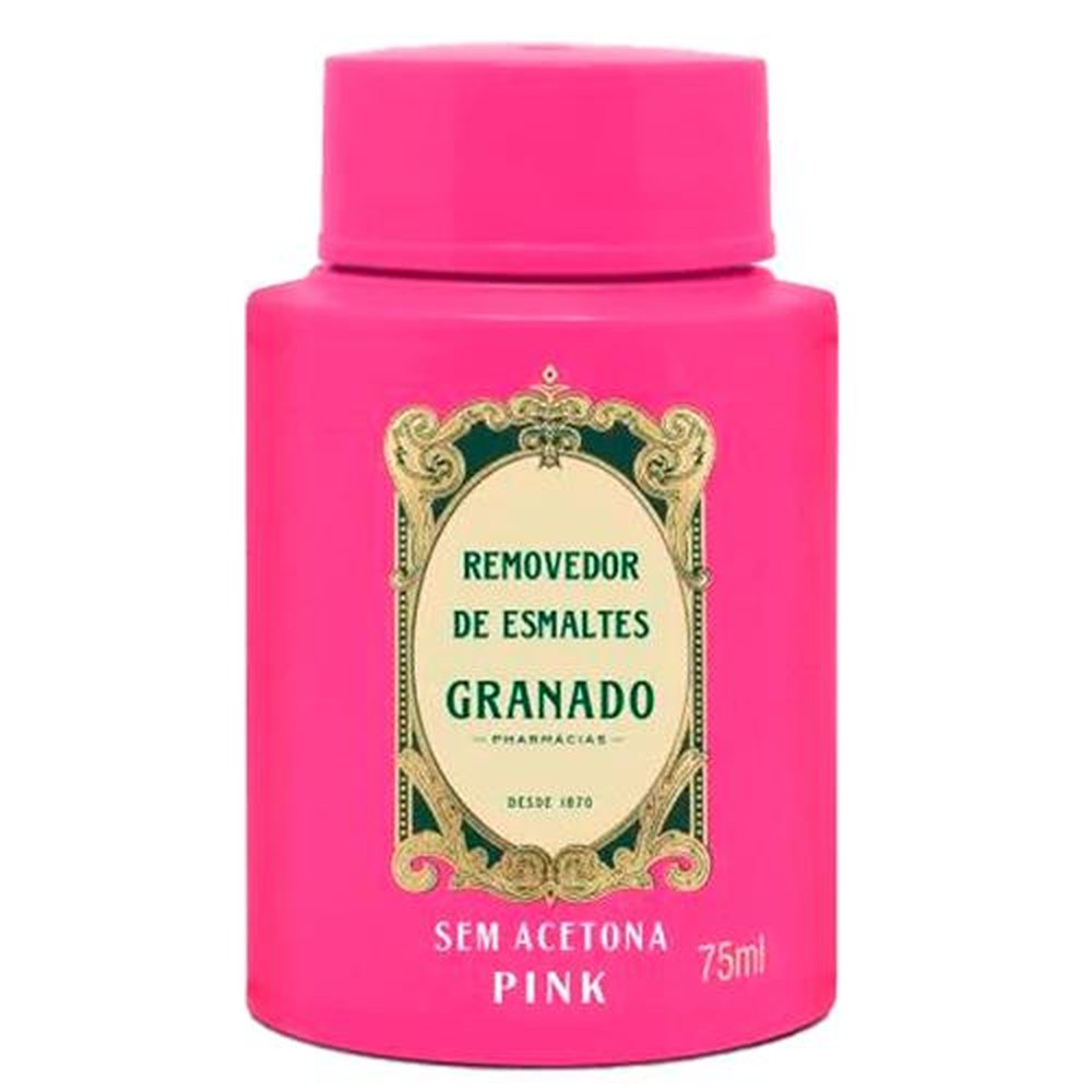 Removedor De Esmaltes Granado Pink 75ml