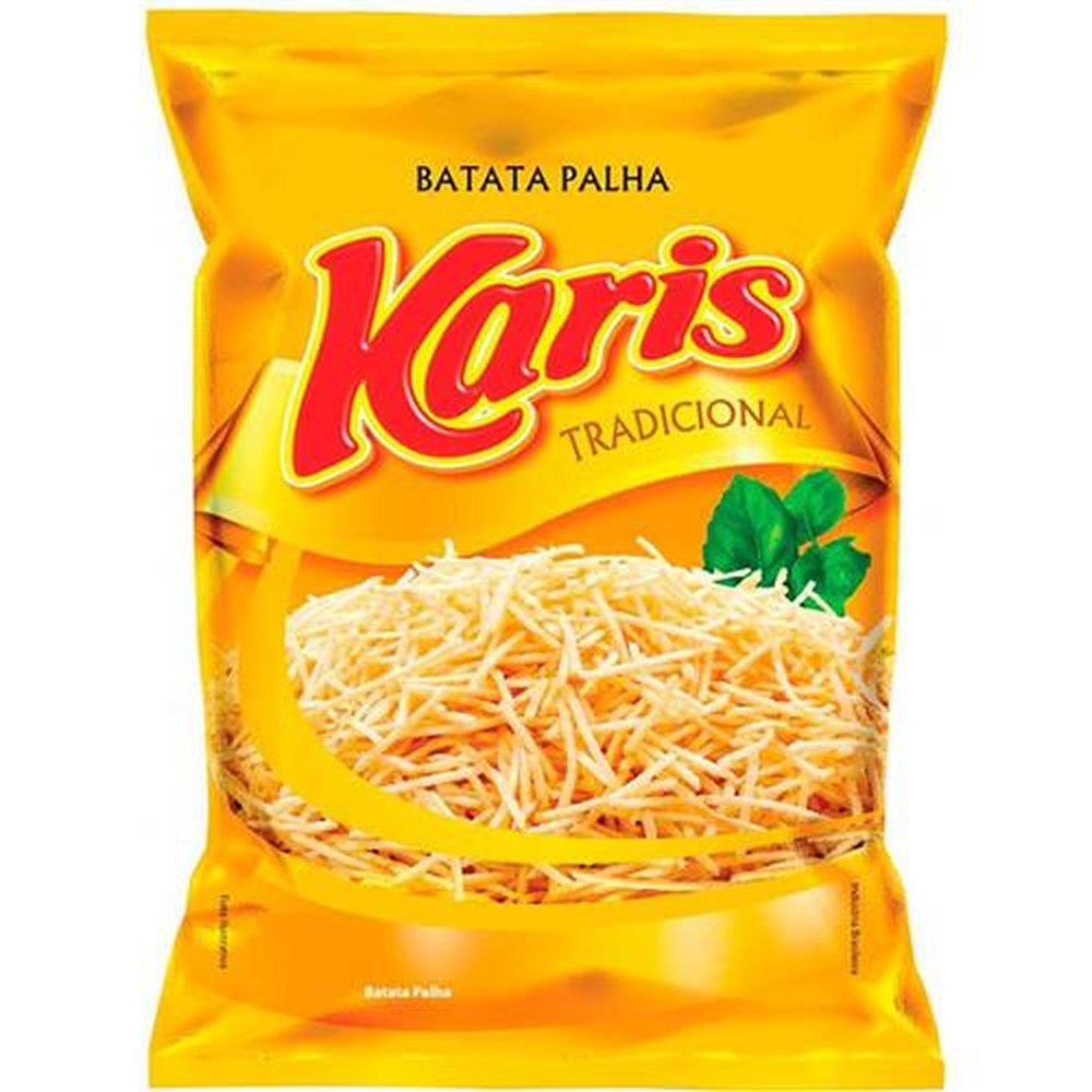 Batata Palha Karis 70g - Caixa contém 30 unidades.