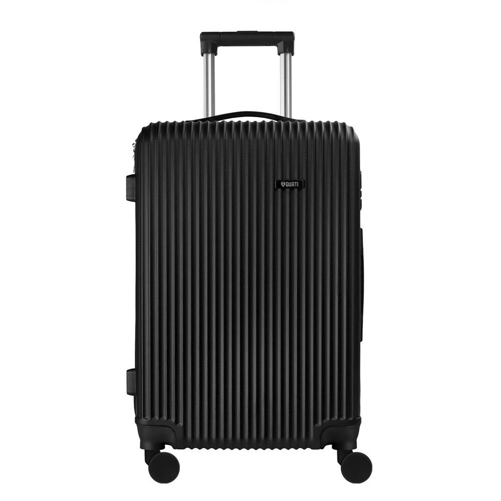 Mala De Viagem Grande Abs Preta Quati - Qmg-30