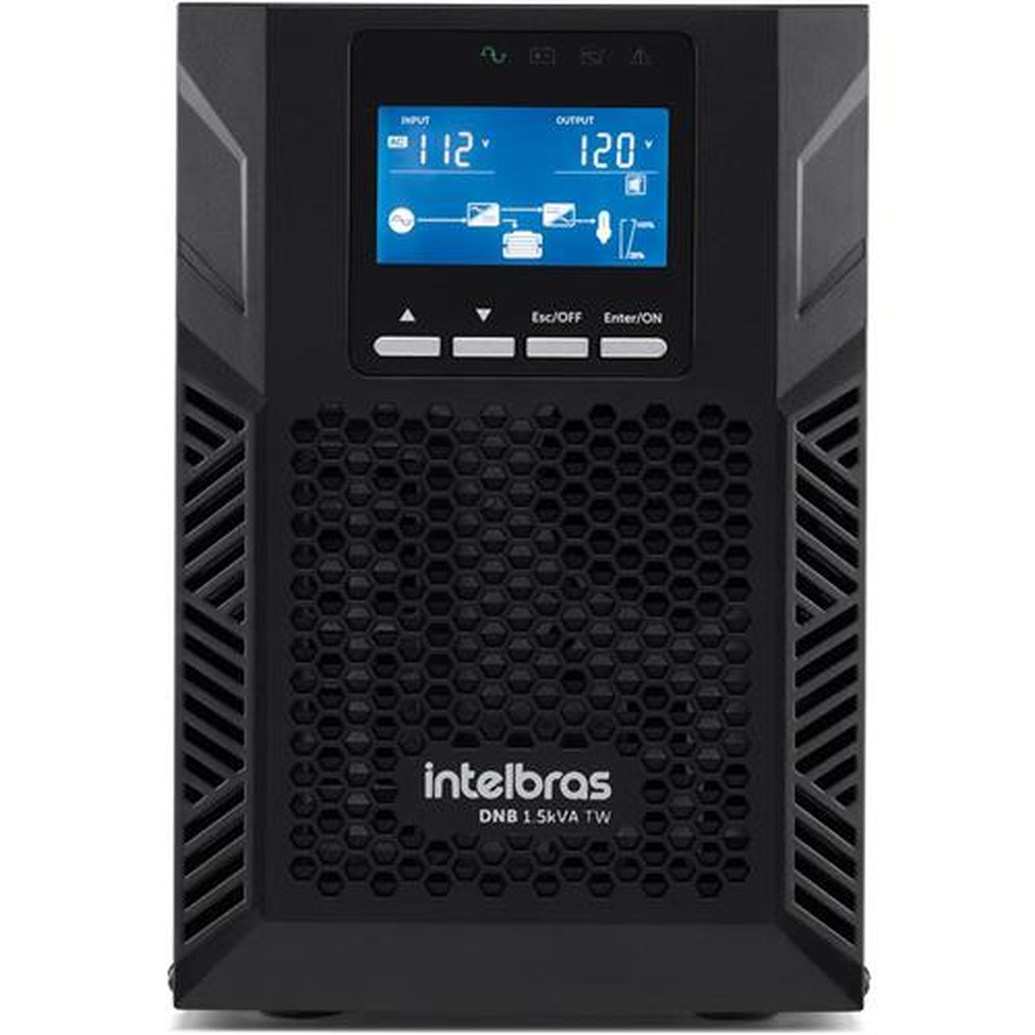 Nobreak Senoidal Intelbras Dnb 1.5kva Tw 120v, 1500va, 1350w, Entrada: 120v, Saida: 120v, Online -