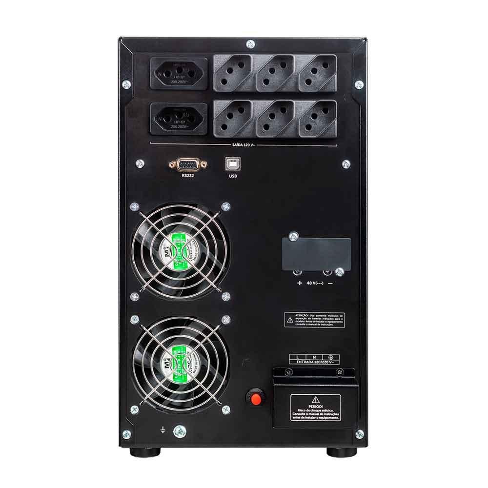 Nobreak Senoidal Intelbras SNB 3000 BI TW, 3000VA, 2100W, Entrada: 120/220V, Saída: 120V - 4822039