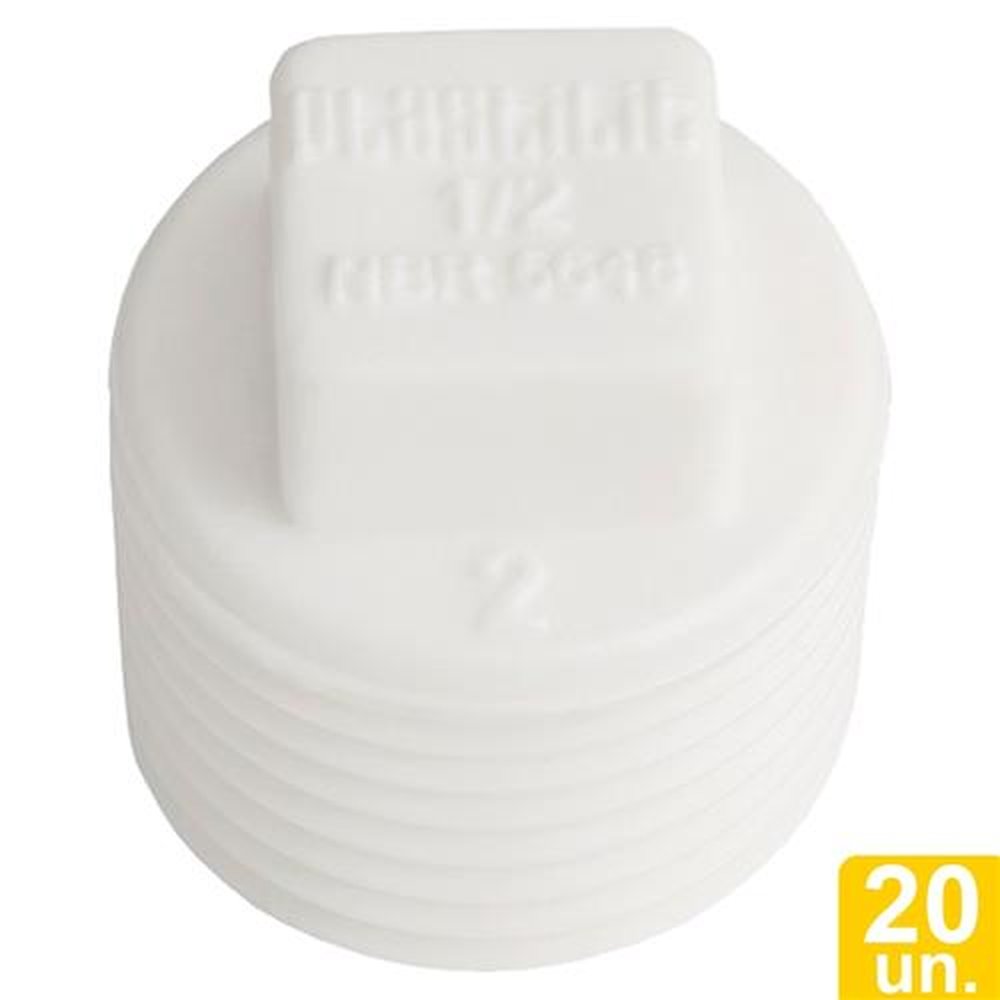 Plug Roscável Plastilit 1.1/2P - Embalagem com 20 Unidades