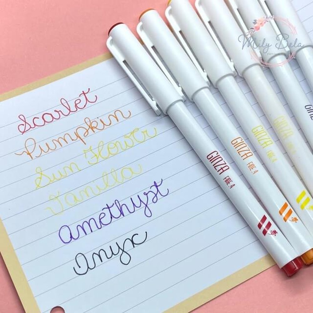Kit Marcador Artistico Newpen Fine.4 Ginza PRO - Fashion Multicor com 6 Unidades