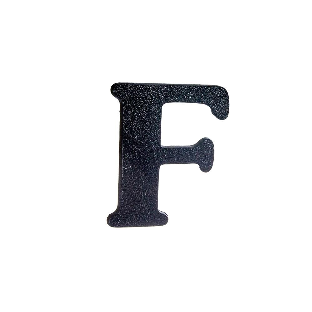 Letra "F" Preto - Pavilonis