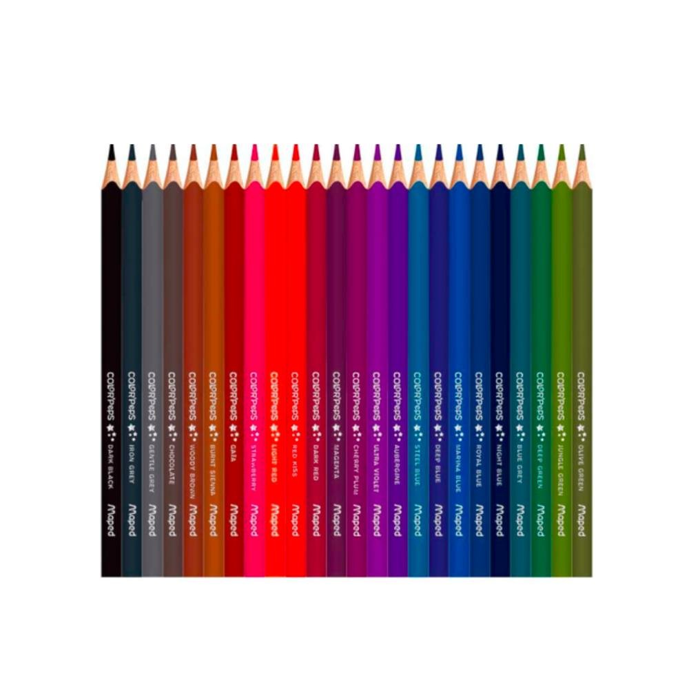 Lapis de Cor Colorpeps Maped Star 72 Cores