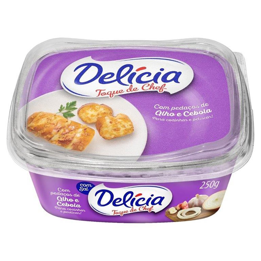 Margarina Delicia Chef 250g Alho E Cebola