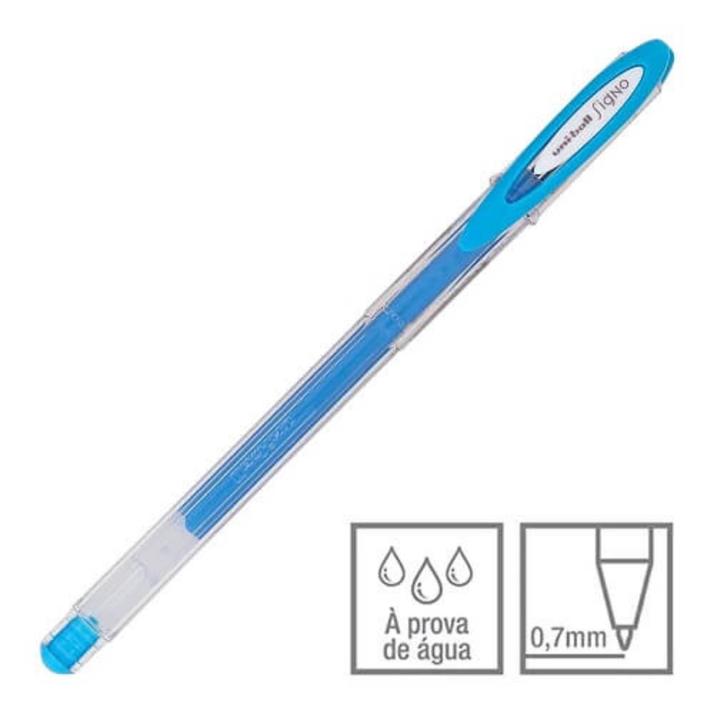 Caneta Gel Uniball Signo Angelic Azul