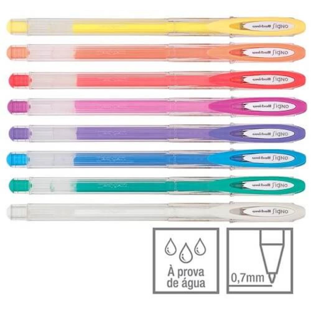 Caneta Gel Uniball Signo Angelic Azul