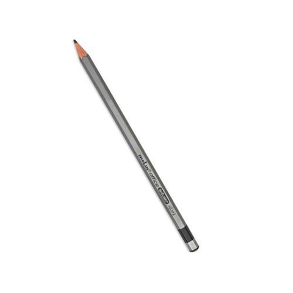 Kit Lapis Preto HB N°2 Molin Office Silver Com 4 Unidades