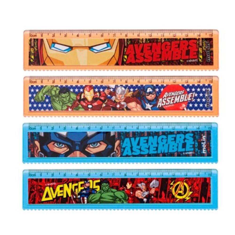 Régua Molin Avengers 15cm