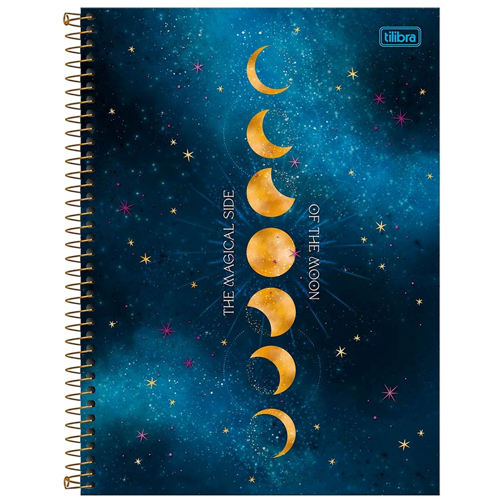 Caderno Espiral Tilibra Universitário - Capa Dura 16 Matérias Magic 256 Folhas - Embalagem com 2 Unidades