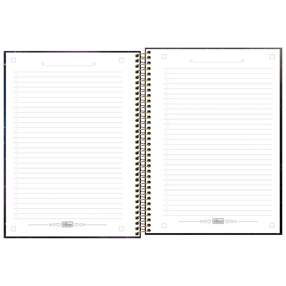 Caderno Espiral Tilibra Universitário - Capa Dura 16 Matérias Magic 256 Folhas - Embalagem com 2 Unidades