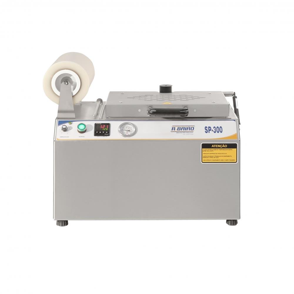 Seladora De Bandeja A Vácuo Skinpack SP-300 Com Bomba De 24M³/H - 220V