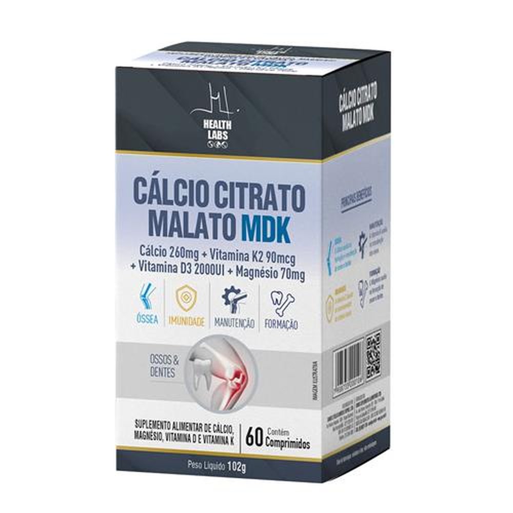 Calcio Citrato Malato MDK 60 Comprimidos