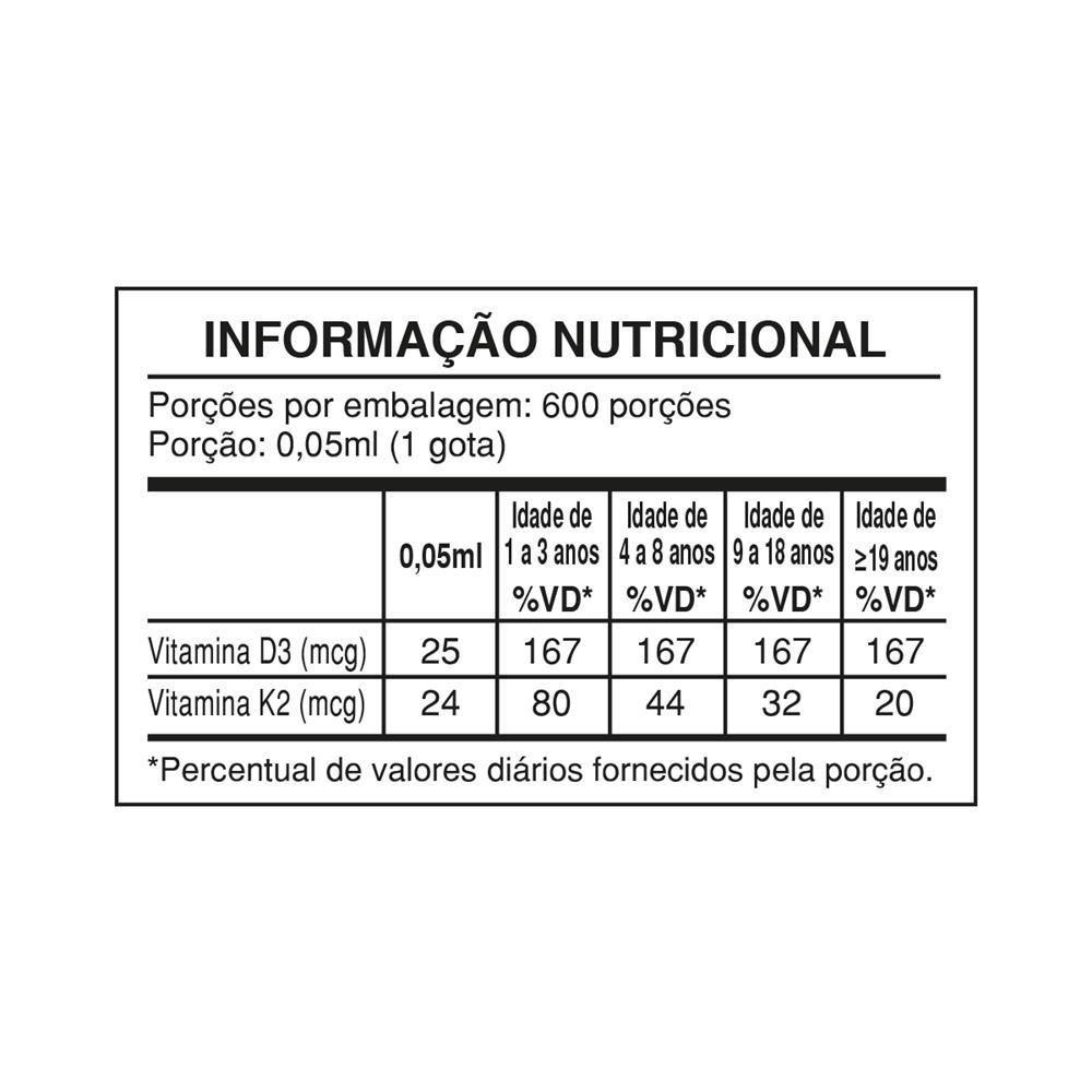 Vitamina D3 K2 30ml Infantil