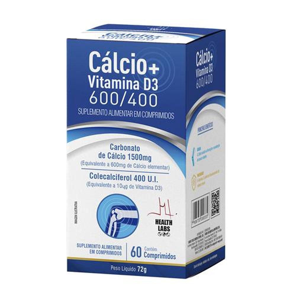 Calcio D3 600 400 60 Comprimidos