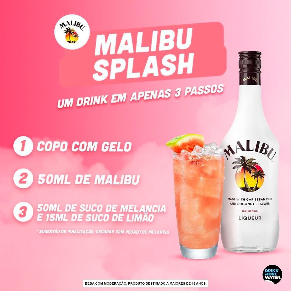Rum Malibu Sabor Coco 750ml