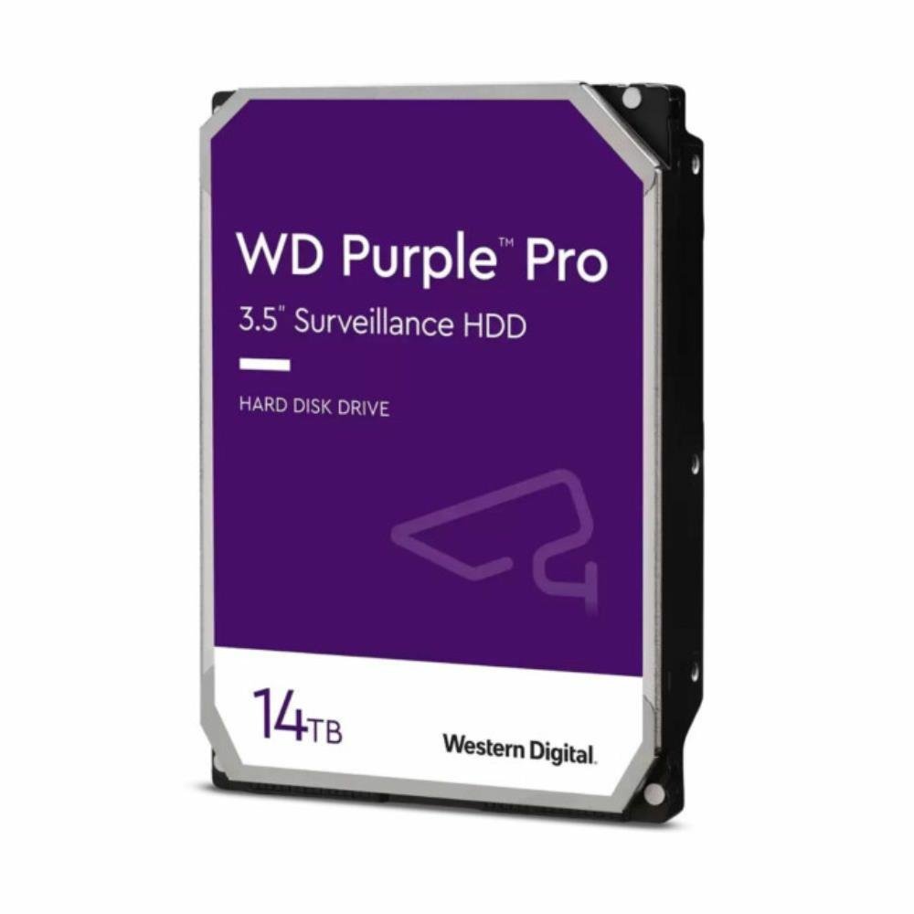 HD 14tb Western Digital Purple Pro Surveillance, Sata III, 512mb Cache, 7200rpm, WD142PURP