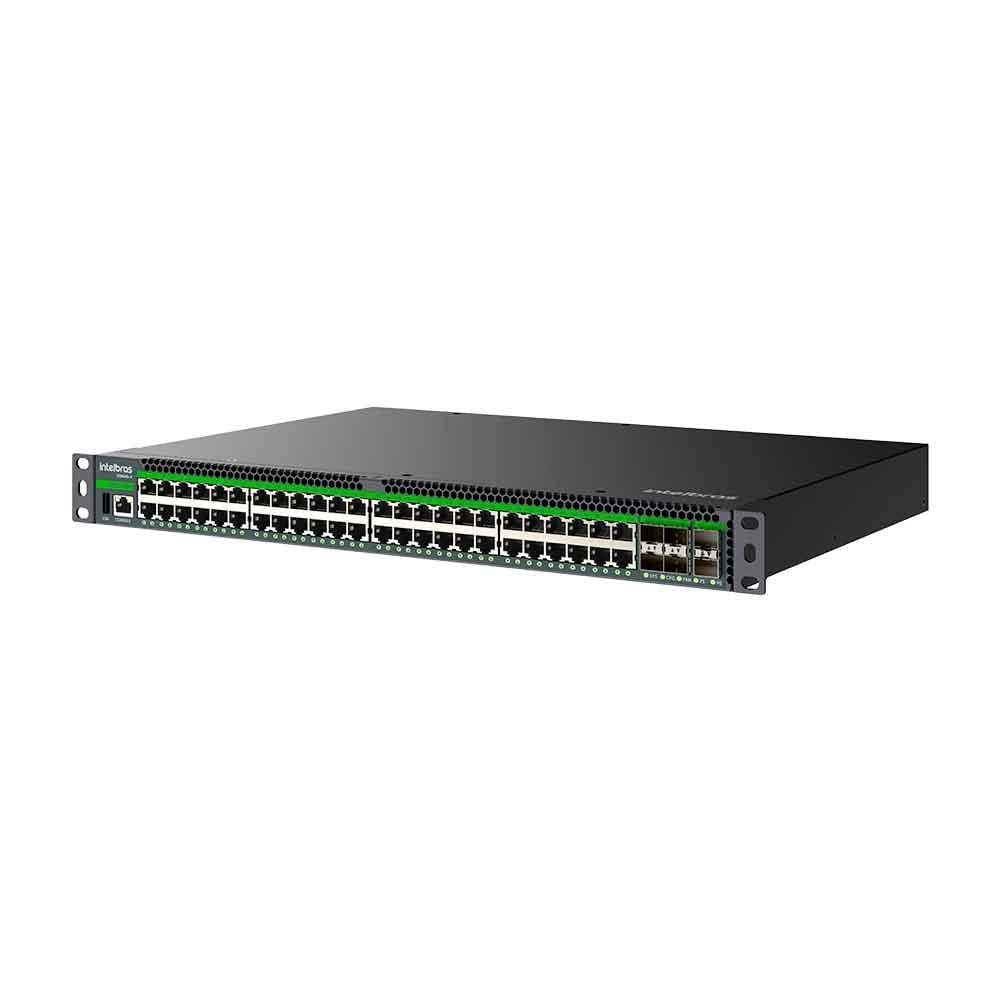 Switch Gerenciavel Intelbras S3054g-b, L3, 48p Gigabit , 6p Sfp+ - 4760077