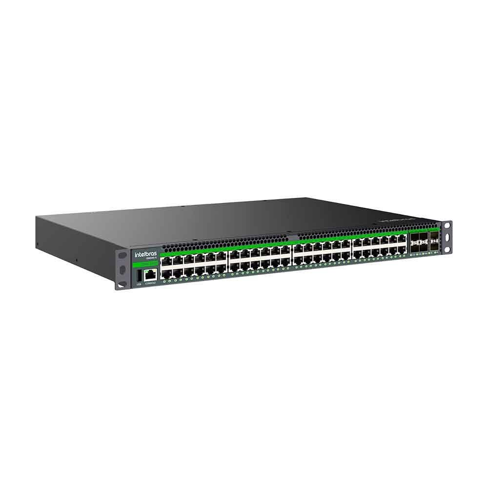 Switch Gerenciavel Intelbras S3054g-b, L3, 48p Gigabit , 6p Sfp+ - 4760077