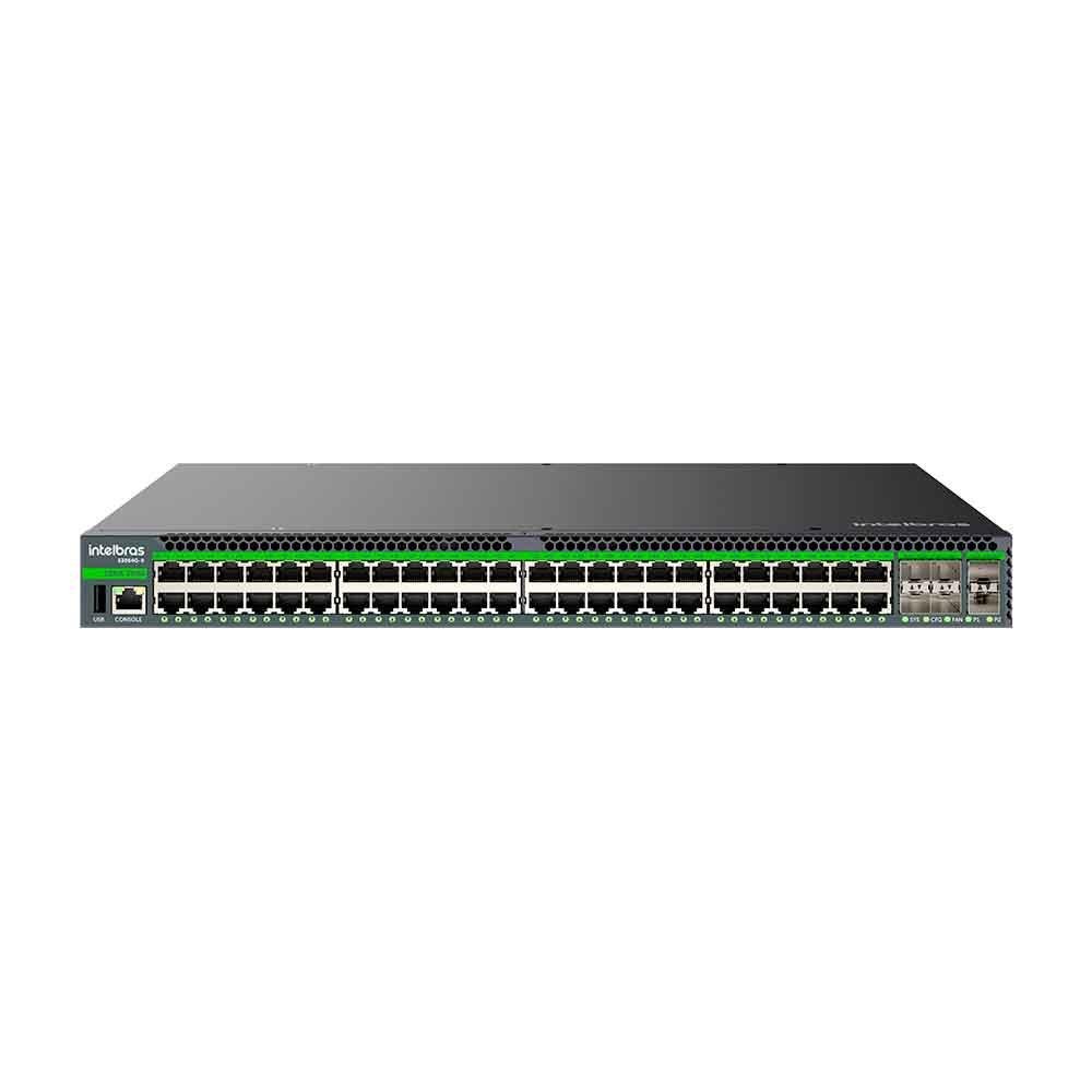 Switch Gerenciavel Intelbras S3054g-b, L3, 48p Gigabit , 6p Sfp+ - 4760077