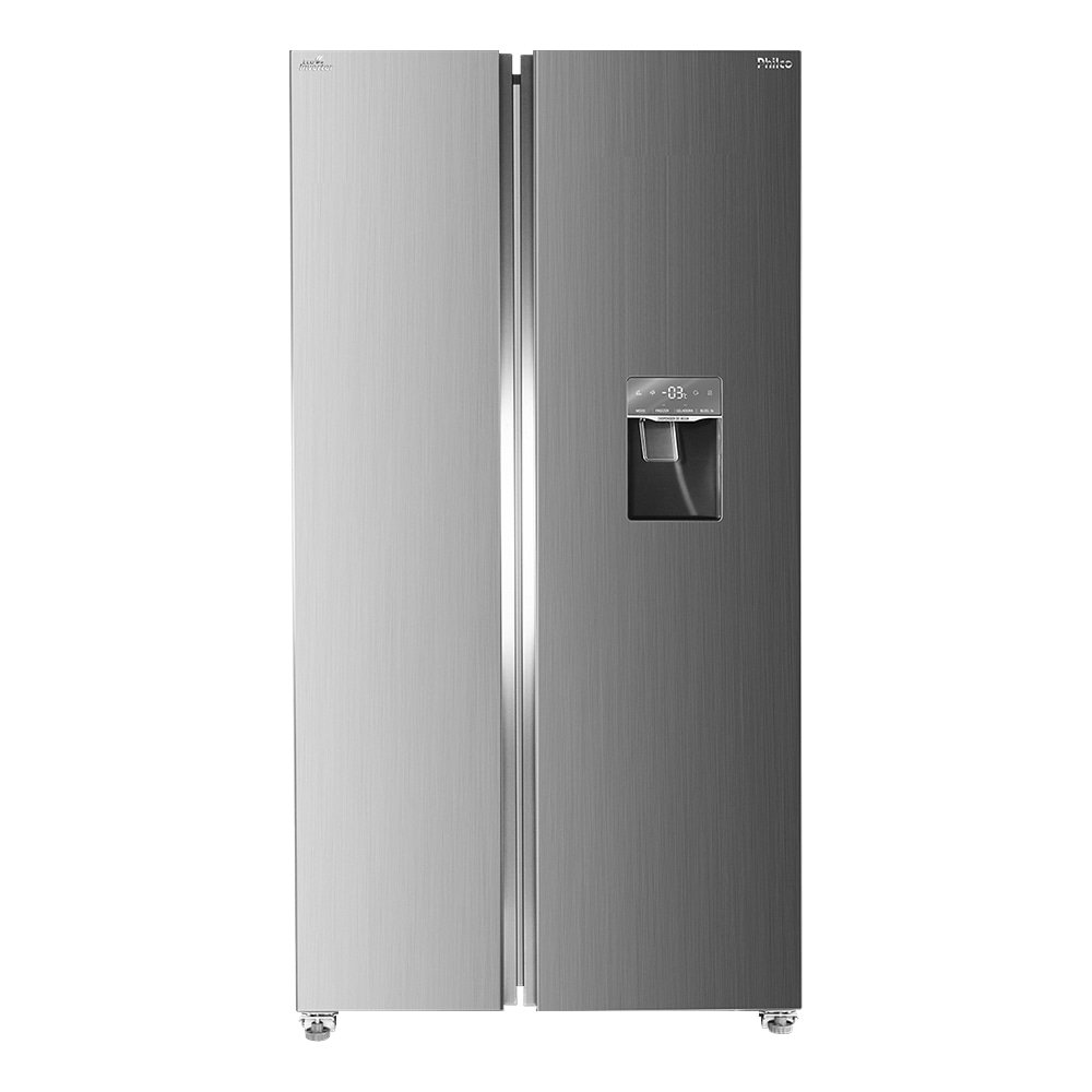 Refrigerador Philco 434 Litros PRF535ID Side by Side - Frost Free, 2 Portas, Inox, 220V