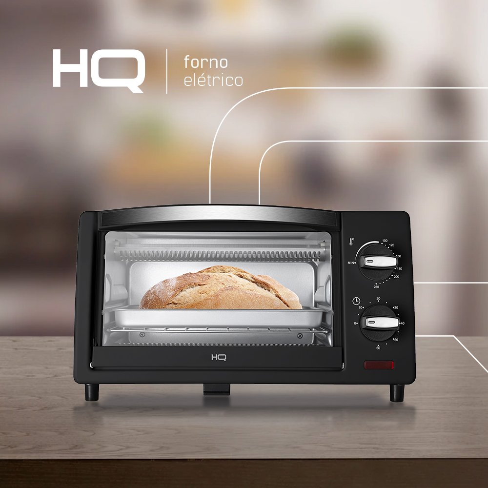 Forno Eletrico HQ 11 Litros HQ11D 800W Preto - 127V