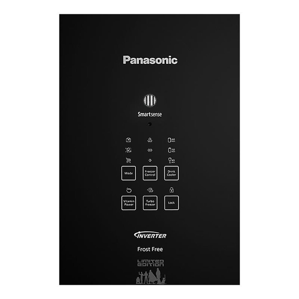 Refrigerador Panasonic 425 Litros NR-BB53GV3D | Star Wars Black Glass, 2 Portas, 220V