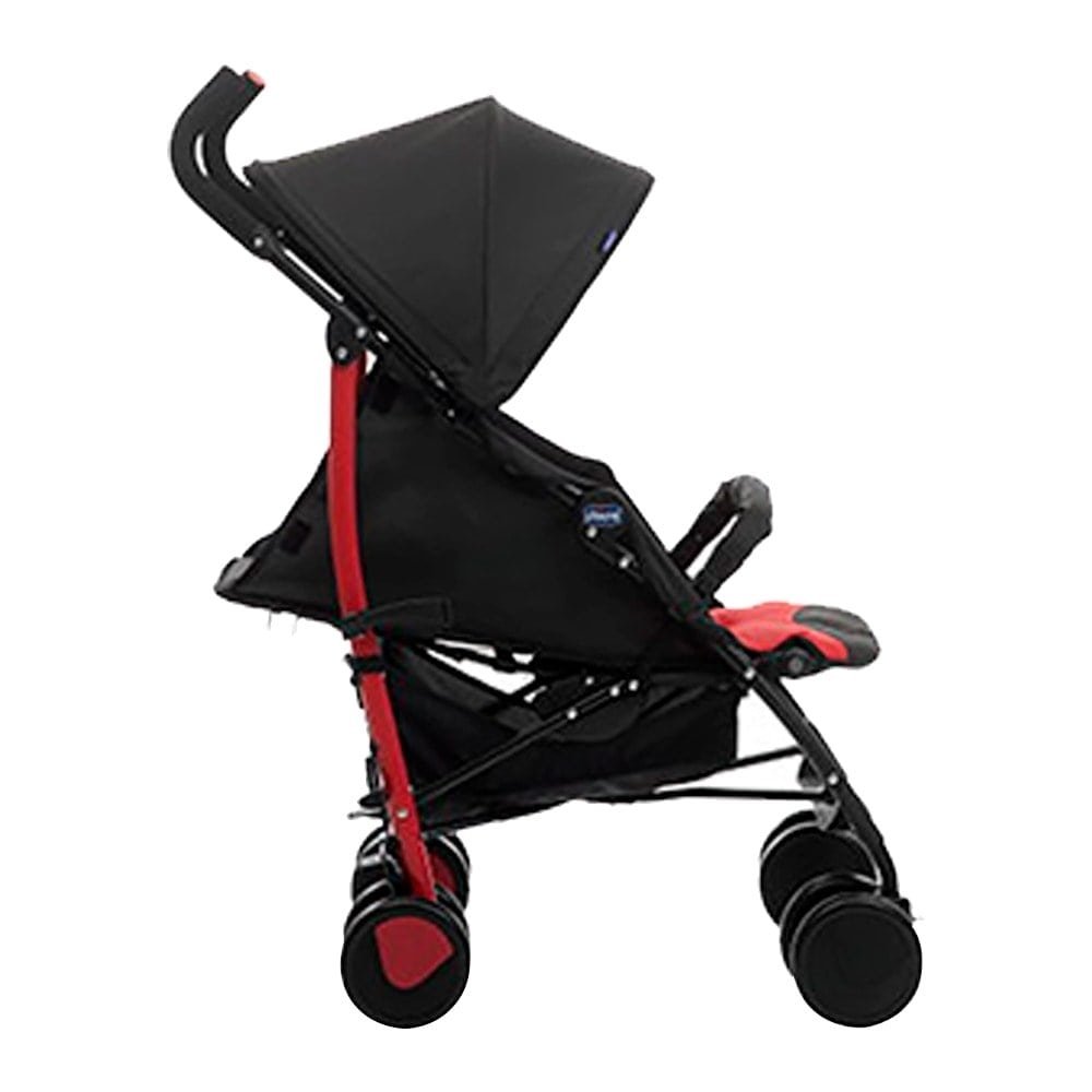 Carrinho Chicco Echo com Bumper Bar Scarlet Preto/Vermelho