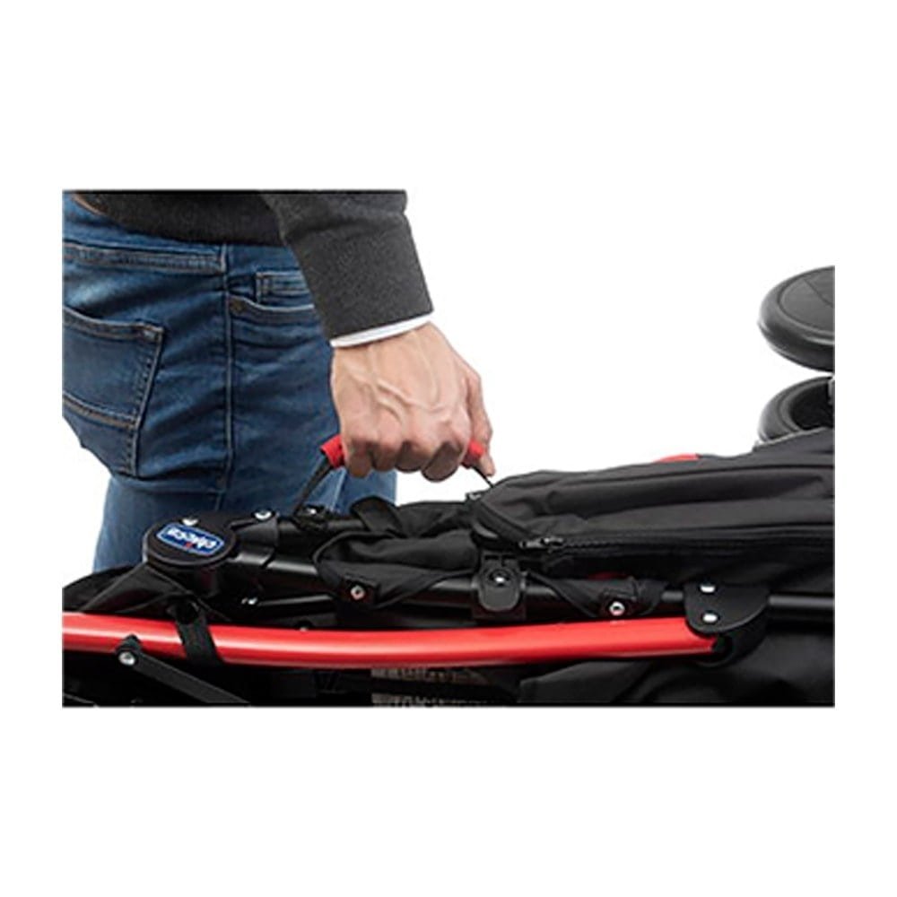 Carrinho Chicco Echo com Bumper Bar Scarlet Preto/Vermelho