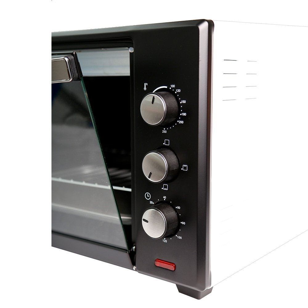 Forno Elétrico de Bancada Best 60 Litros - 4 Resistências, Branco/Preto, 220V