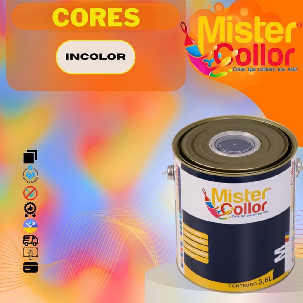 Resina Impermeabilizante Multiuso Incolor para Superfícies - 3,6L Incolor