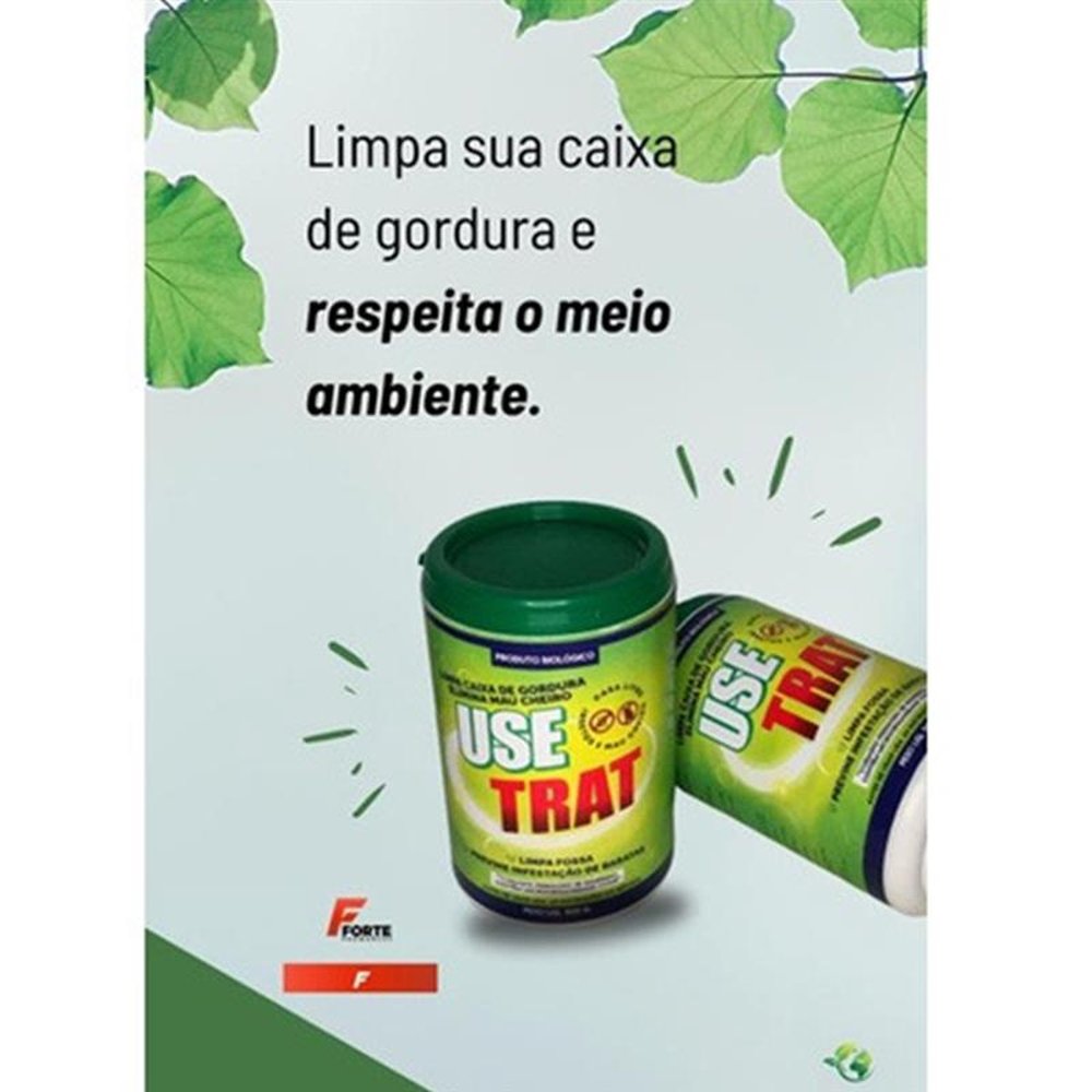 Limpador Biologico de Fossas e Caixa de Gorduras Use Trat Embalagem com 500 G