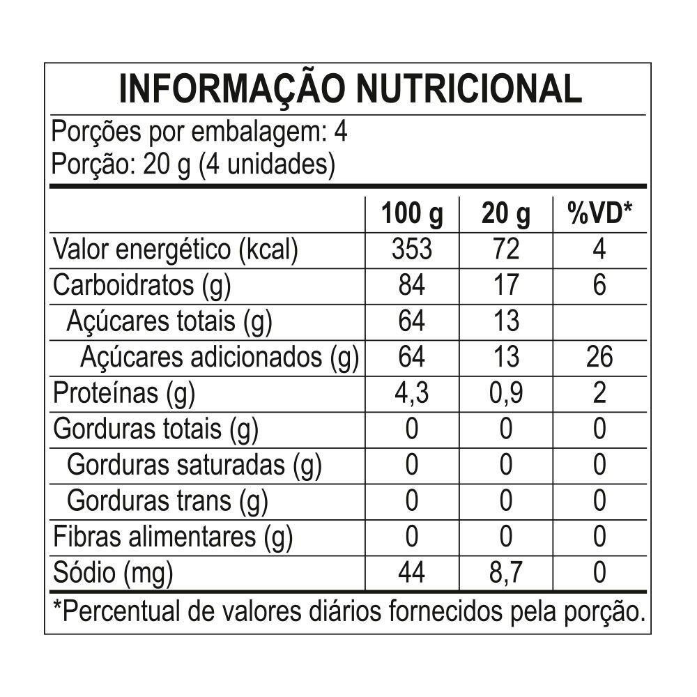 Bala Fini Gelatina Ovos Fritos 80g - Embalagem com 12 Unidades