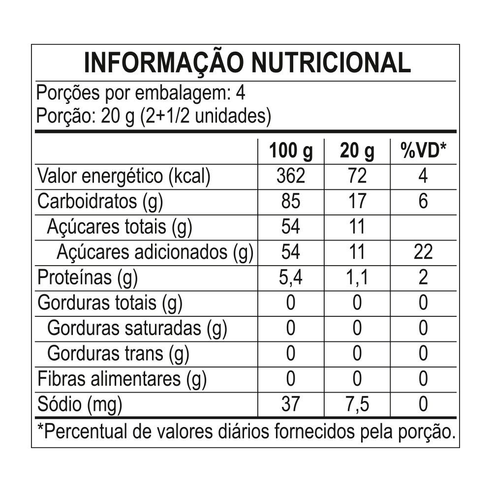 Bala Fini Gelatina Aros de Morango 80g - Embalagem com 12 Unidades