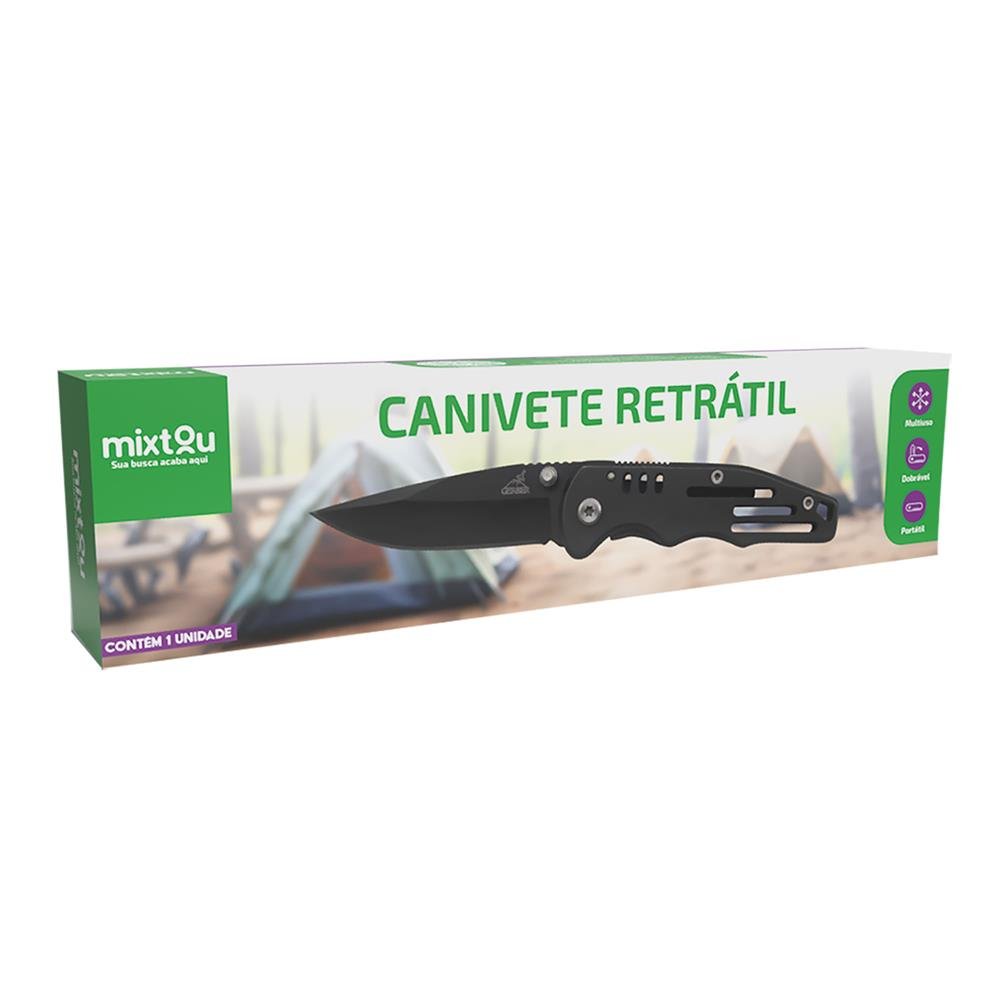 Canivete Faca Retrátil De Bolso Portátil Pesca Caça Camping - M500-A