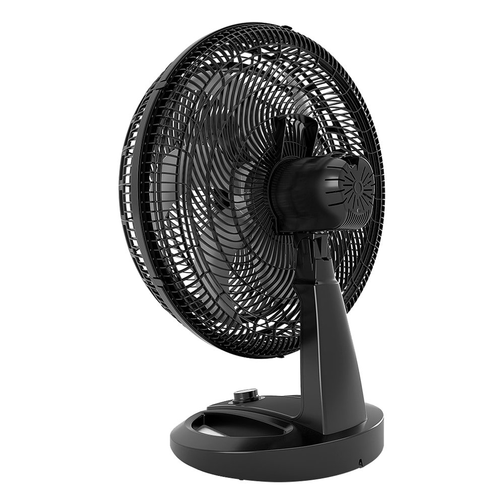 Ventilador de Mesa Britânia BVT500 Max Force 58cm - 6 Pás, 3 Velocidades, Preto, 220V