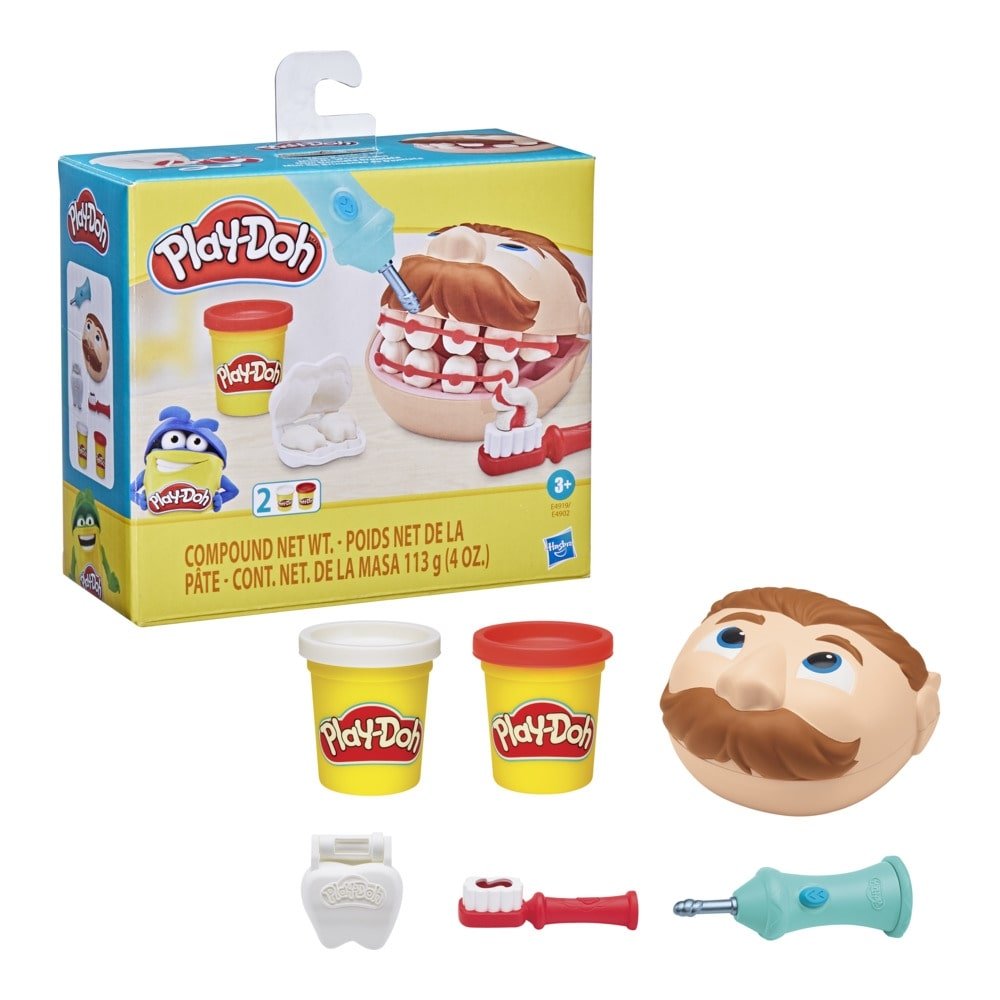 Massa de Modelar Play-Doh Mini Brincando de Dentista E4919