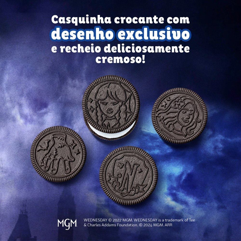 Biscoito Oreo Chocolate 36g - Embalagem com 28 Unidades