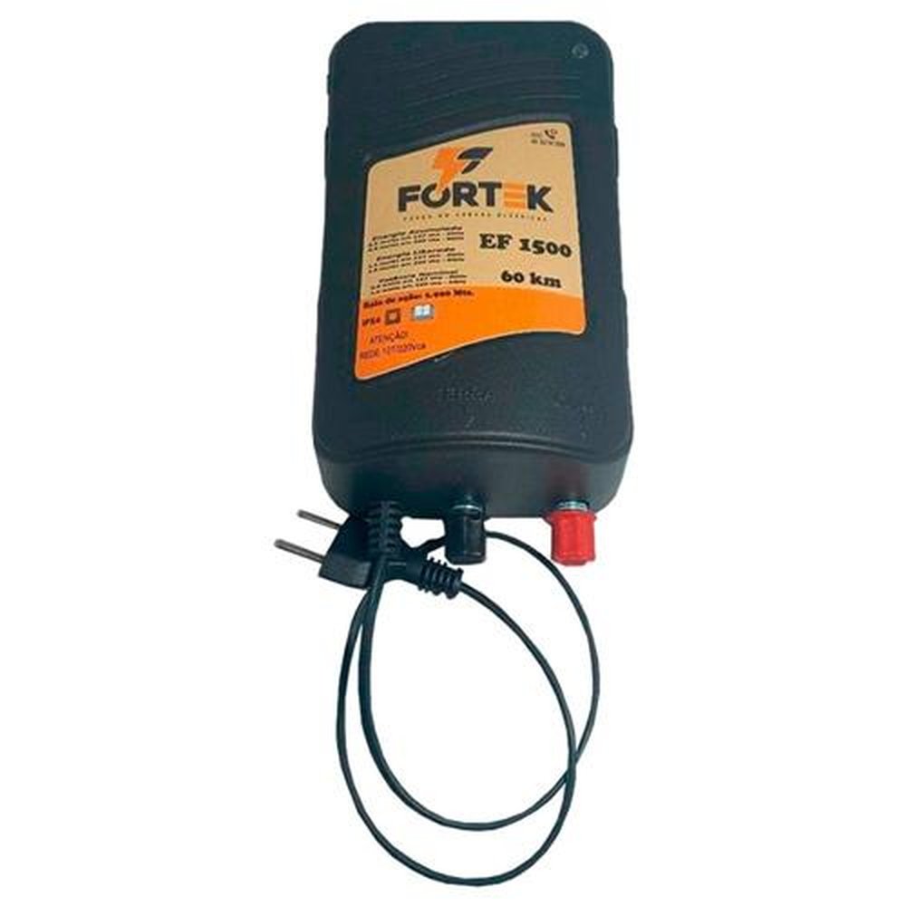Eletrificador Cerca Rural Fortek EF1500 Alcance Máximo 60 km Bivolt ...